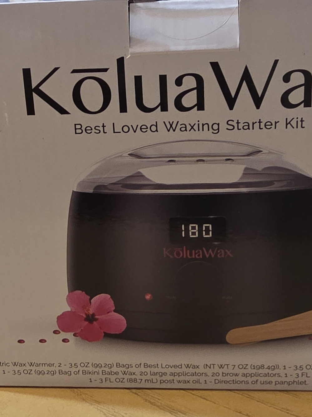 KoluaWax Best Loved Waxing Starter Kit - Black